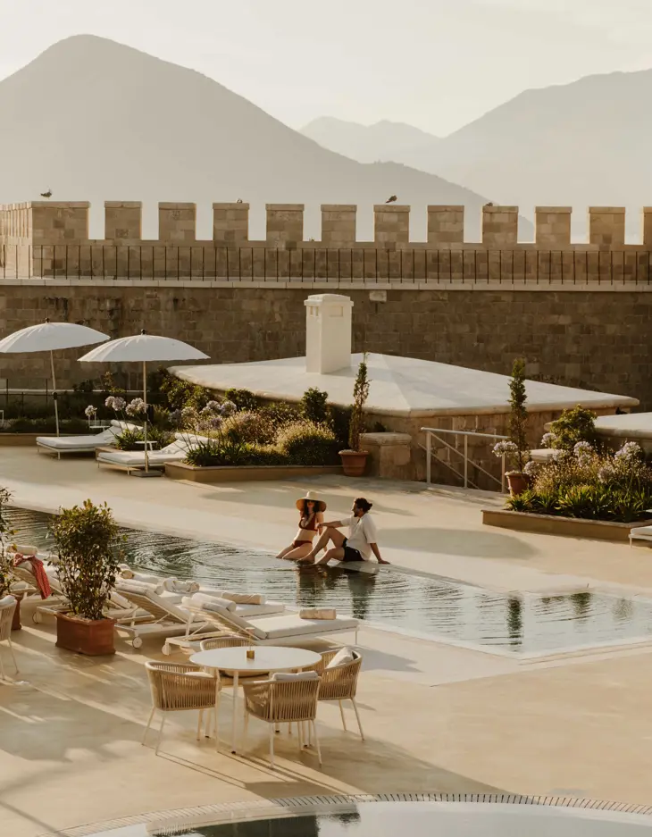 Pool Deck Mamula Island Boka Bay Montenegro 05