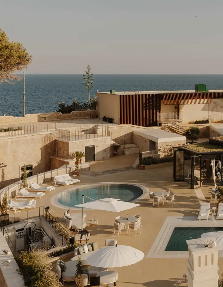Pool Deck Mamula Island Boka Bay Montenegro 06